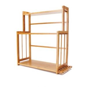 3-tier Bamboo Standing Spice Rack